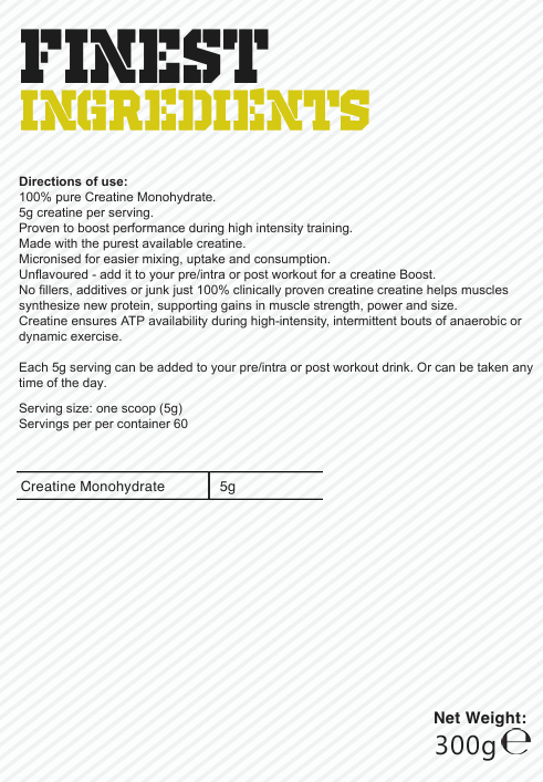 Gas Mark10 CREATINE MONOHYDRATE