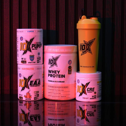 10X Athletic Whey & Non-Stim PUMP Training Bundle with EAA