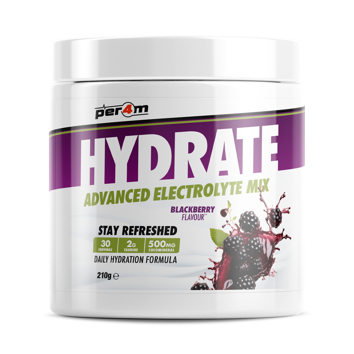 Per4m Hydrate - Advanced Electrolyte Mix - 30 Servings