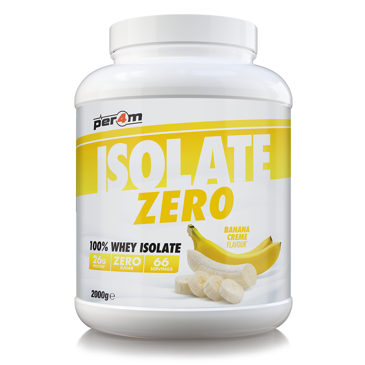 Per4m Isolate Zero 100% Whey Protein Isolate 2kg FREE Shaker