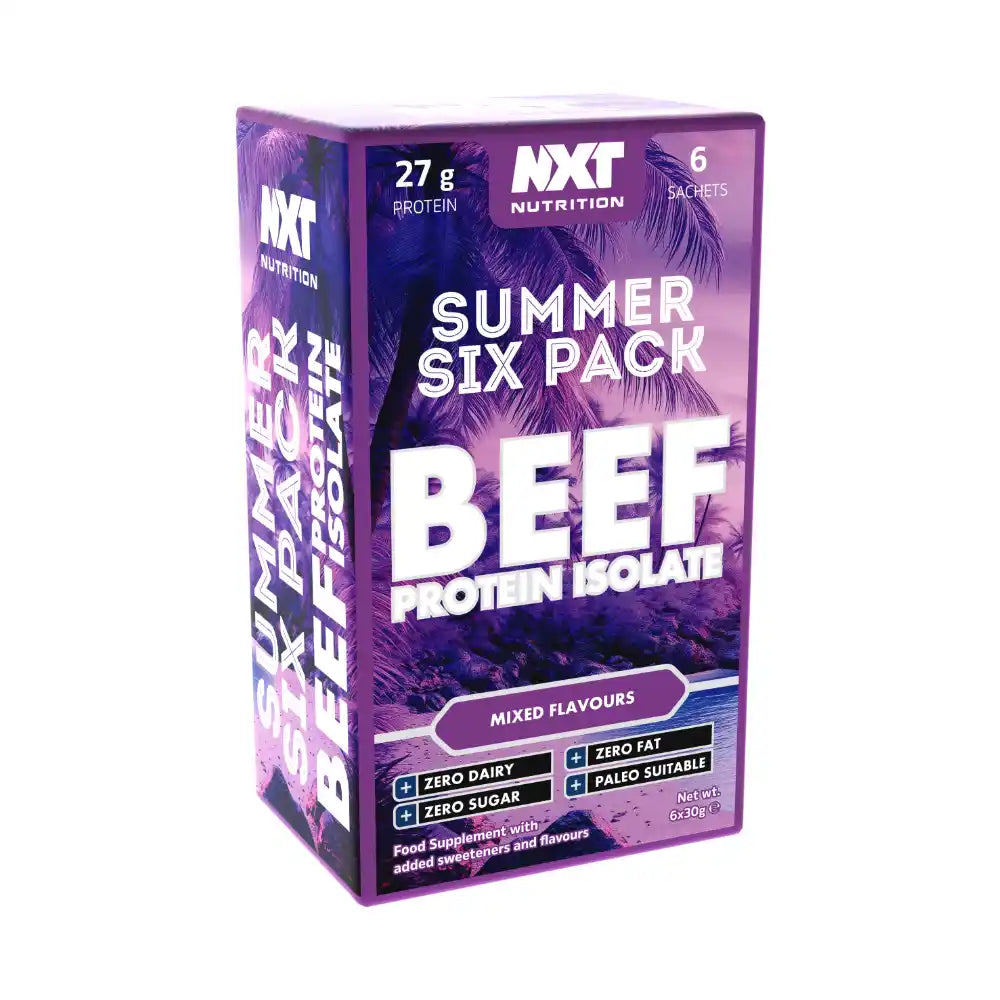 NXT Beef Protein Isolate Summer Six Pack Sample Box (6 sachets)