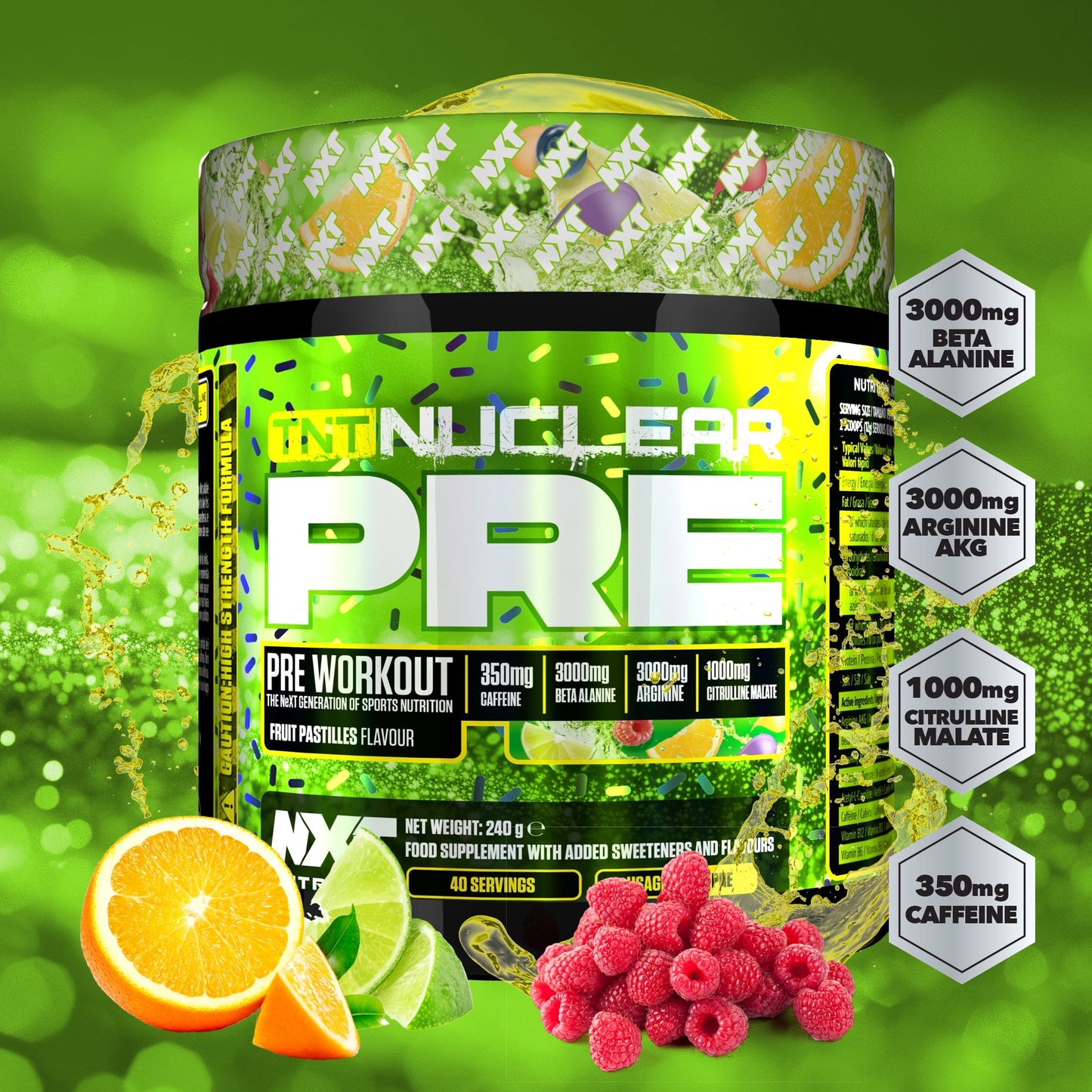 NXT Nutrition TNT Nuclear PRE-workout 40 servings