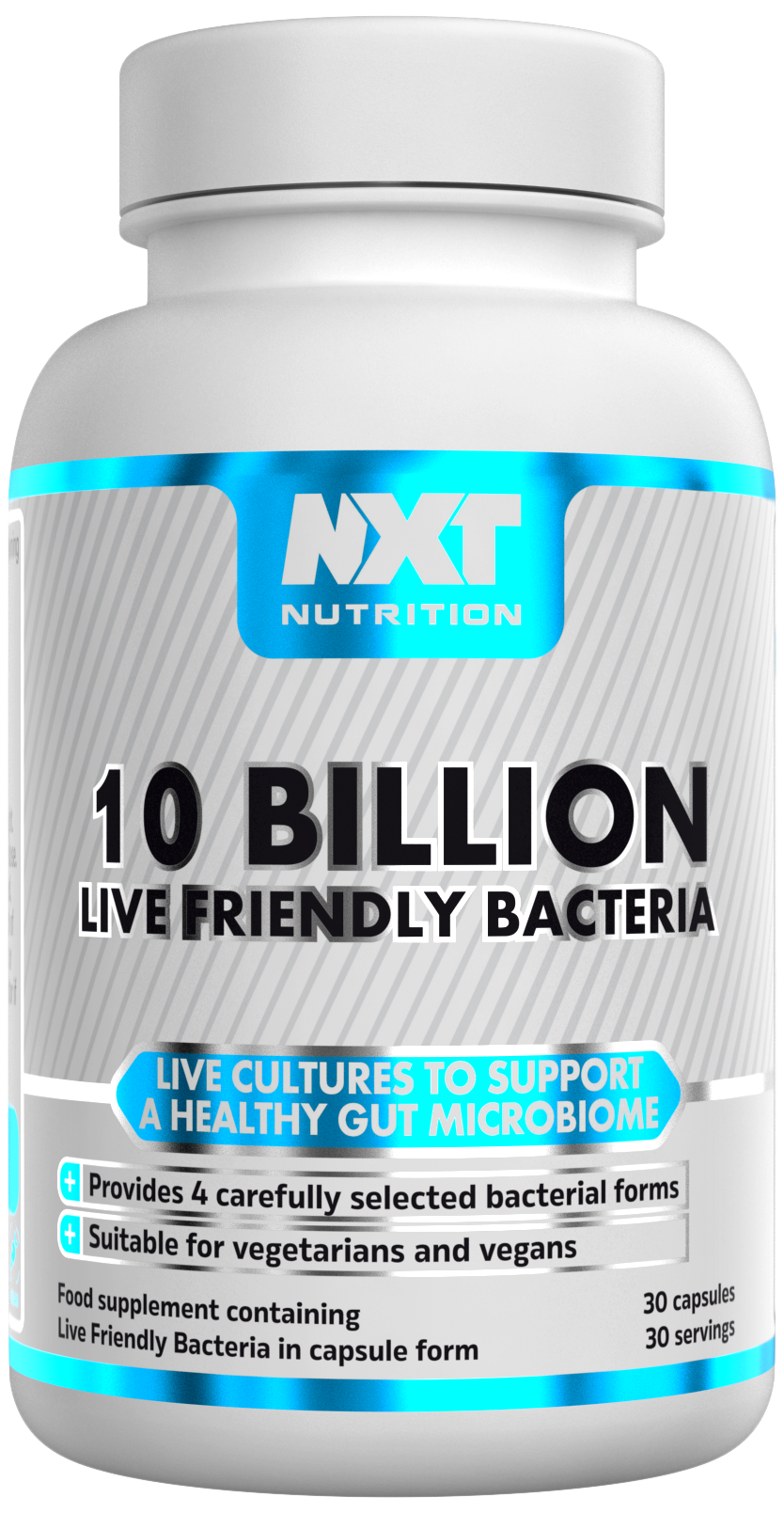 NXT 10 Billion Bacteria - 30 Capsules