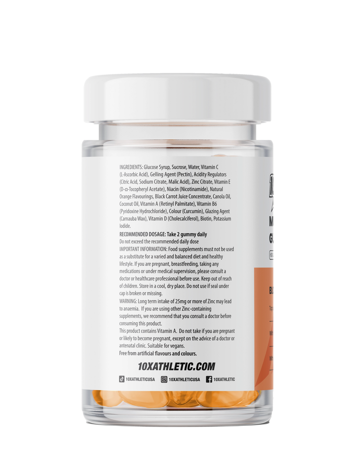 10X Athletic DAILY MULTIVITAMIN GUMMIES