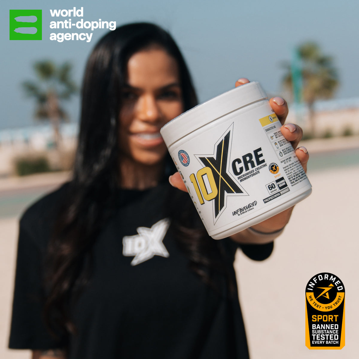 10X Athletic CRE Micronised Creatine Monohydrate 300g