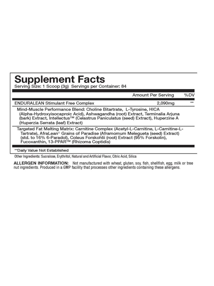 InnovaPharm Enduralean - Stim Free - 252g