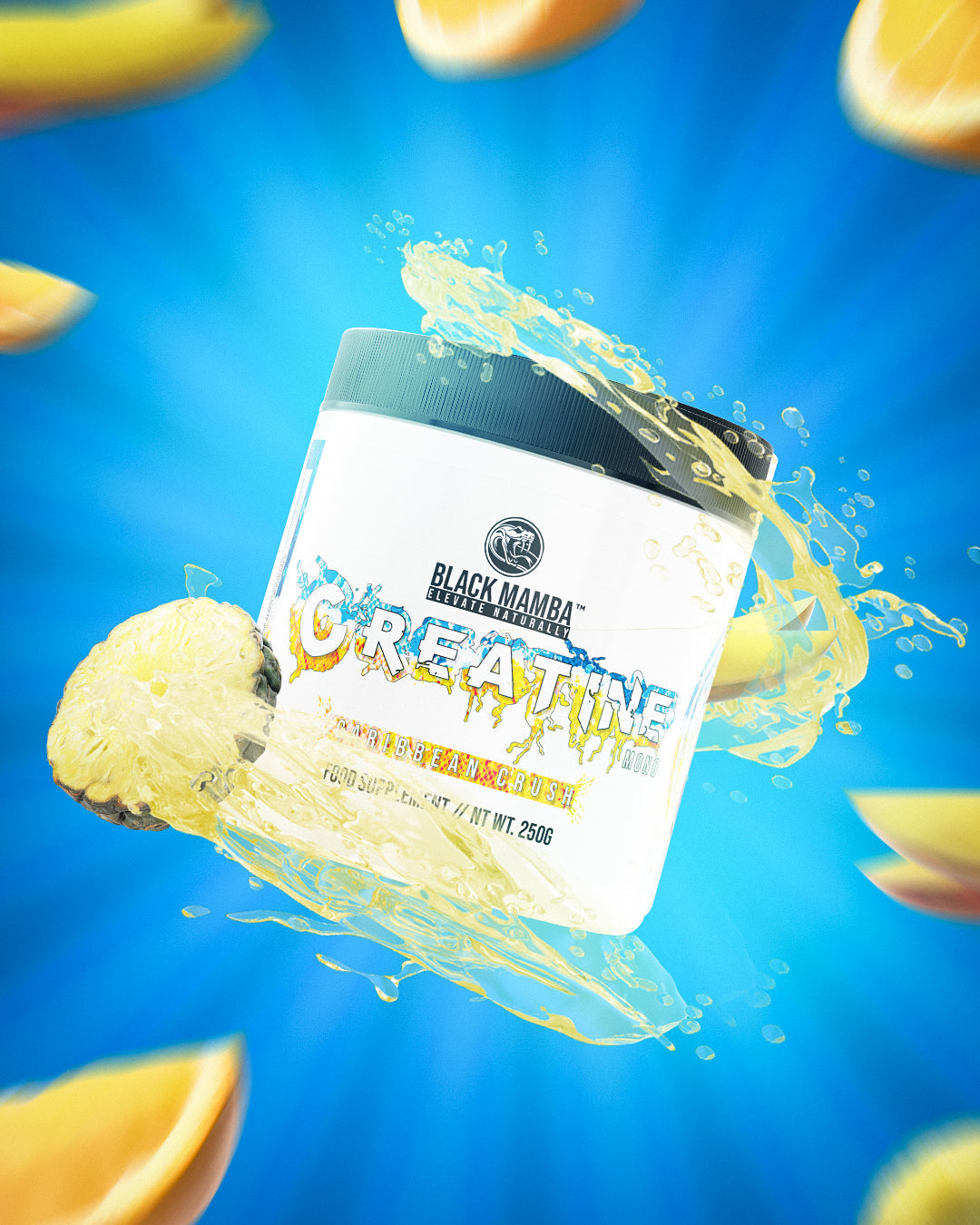 Black Mamba Creatine Monohydrate - Flavoured (50 Servings)