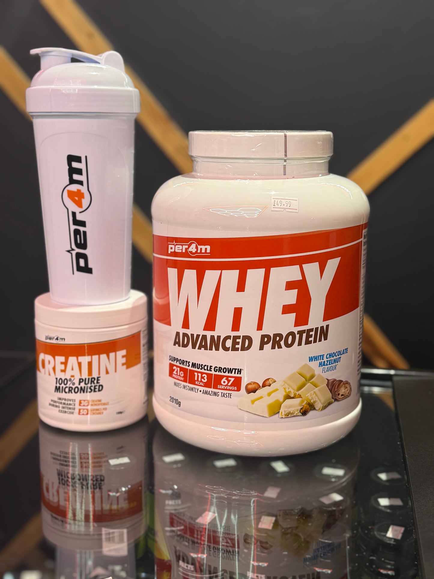 PER4M Whey Protein FREE Creatine & Shaker!!