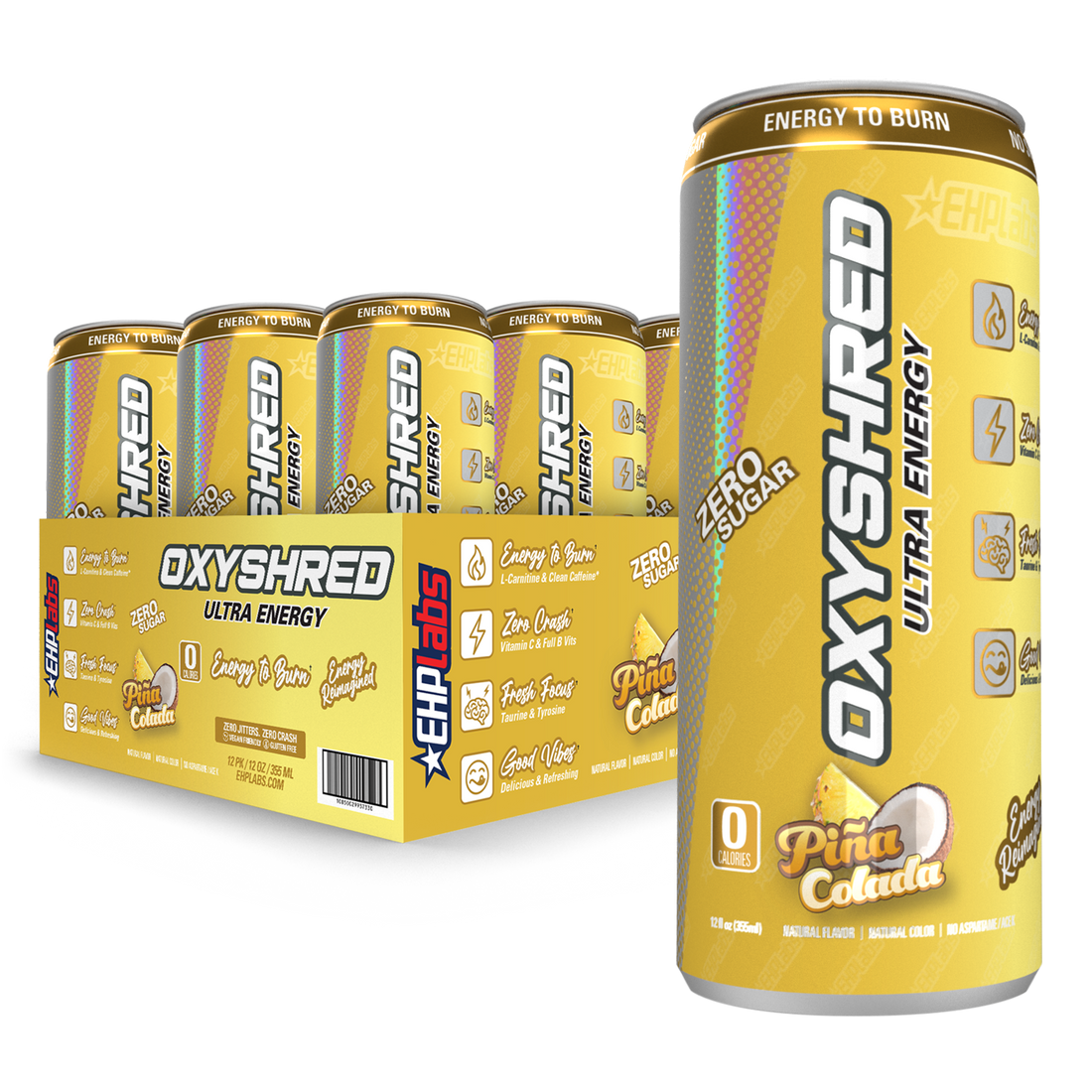 OxyShred Ultra Energy Drink RTD (12-Pack)