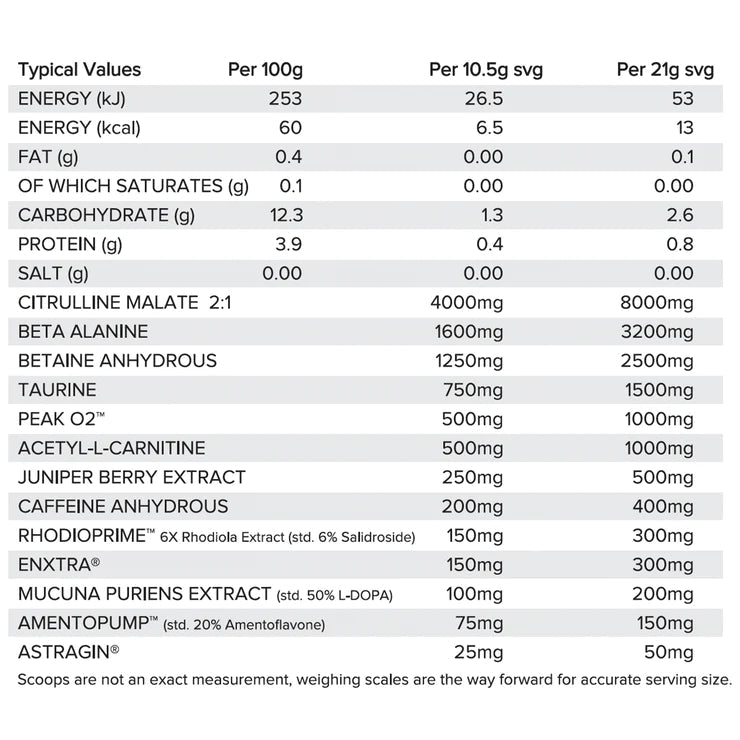 HR Labs Defib V3 Pre Workout 420g