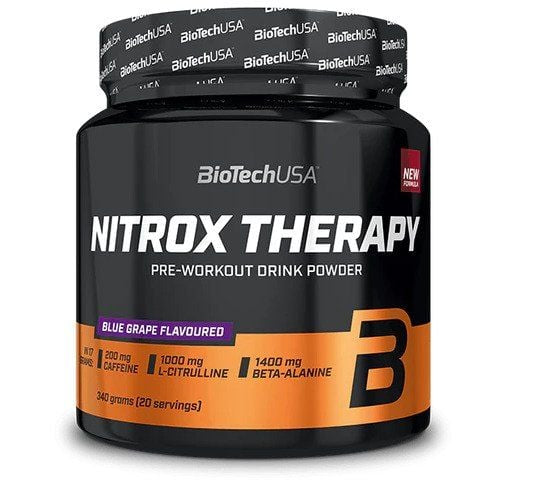BioTech USA Nitrox Therapy Pre Workout BBE 24/02/2025, 07,07,2025