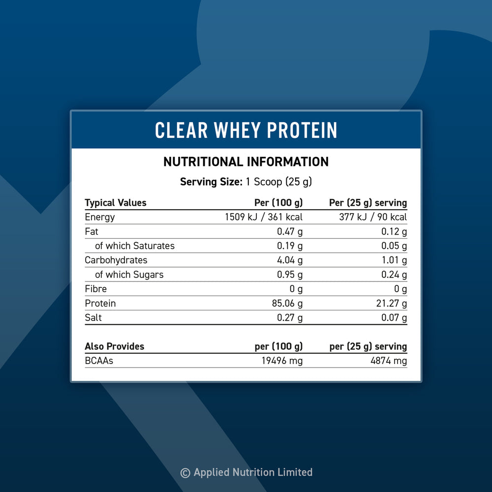 Applied Nutrition Clear Whey Protein 875g