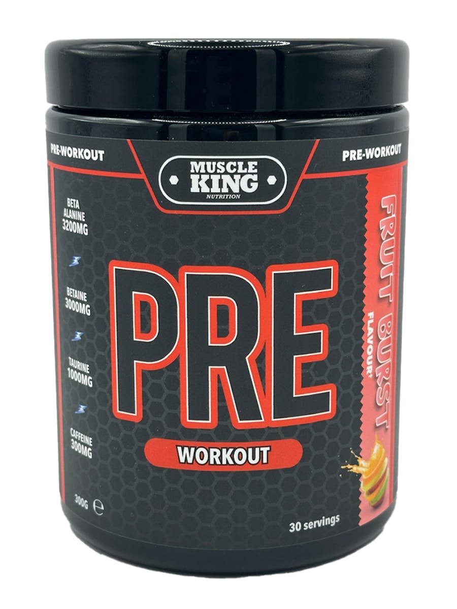 Muscle King Nutrition PRE Workout 30 Servings FREE SHAKER
