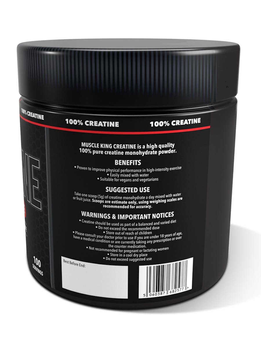 Muscle King Nutrition 100% Creatine Monohydrate Powder 500g