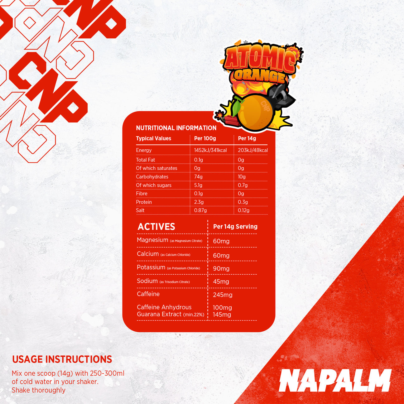 CNP NAPALM PRE-WORKOUT