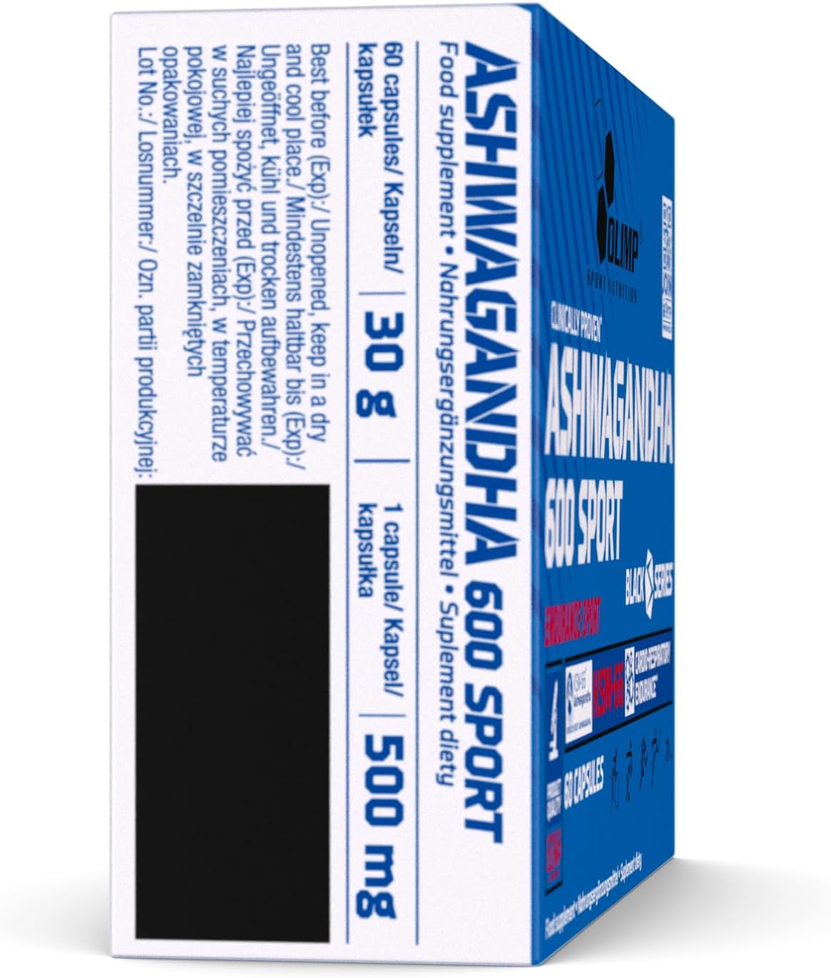 OLIMP NUTRITION ASHWAGANDHA 600 SPORT - 60 CAPS