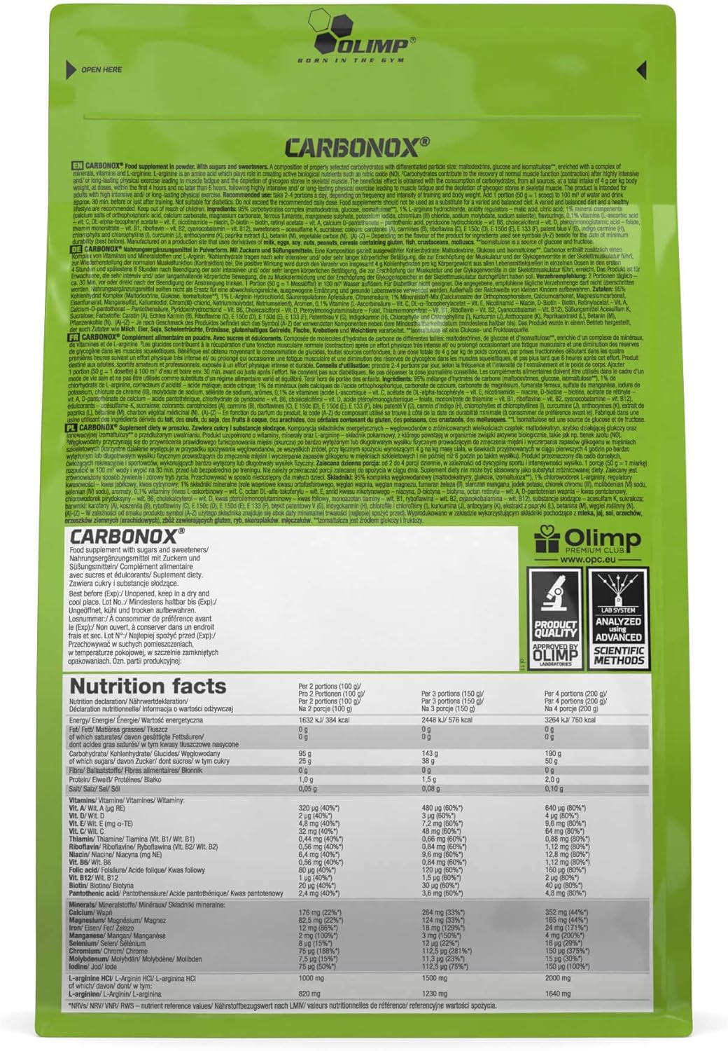 Olimp 1000g Carbo Nox
