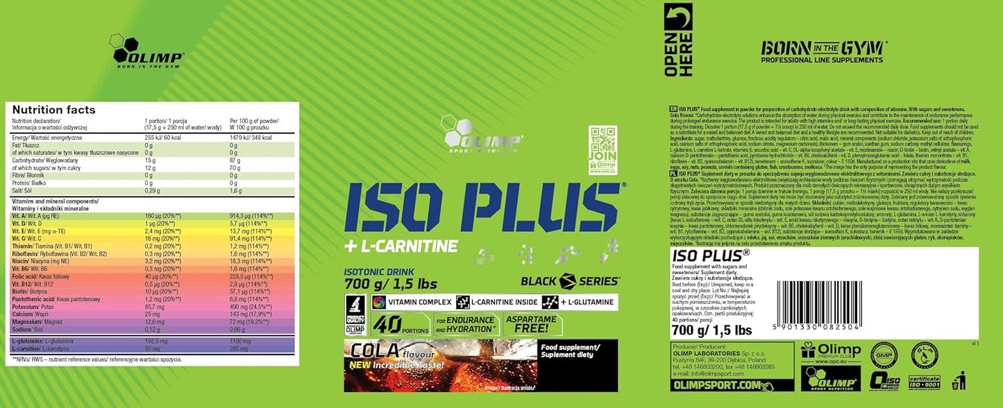 Olimp Sport Nutrition Iso Plus – 700 g