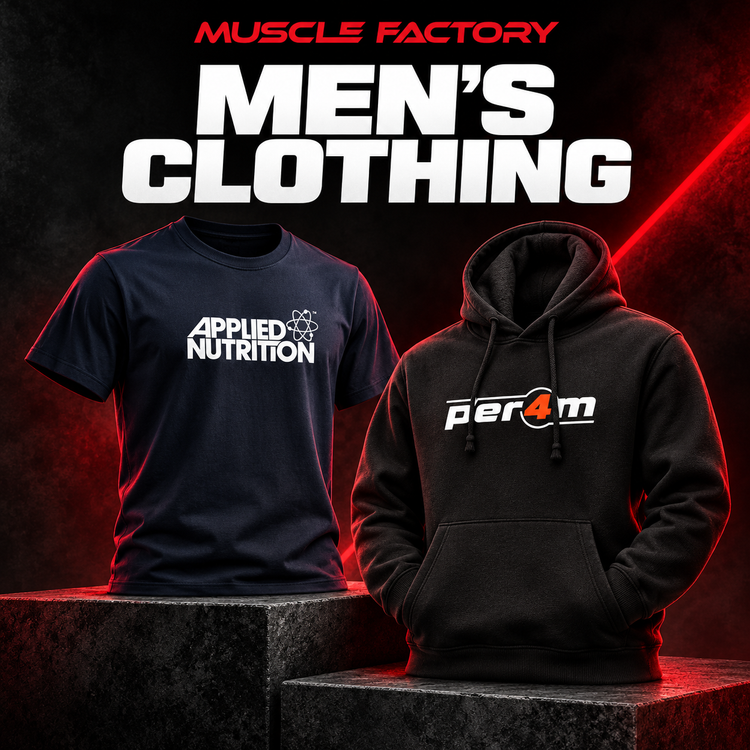 Muscle Factory collection poster: MEN'S CLOTHING