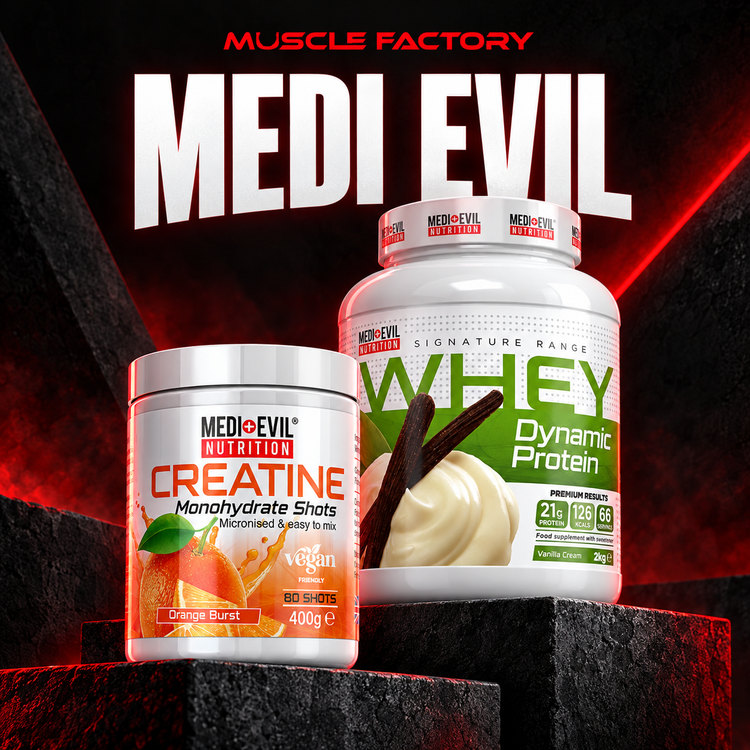 Muscle Factory collection poster: MEDI EVIL