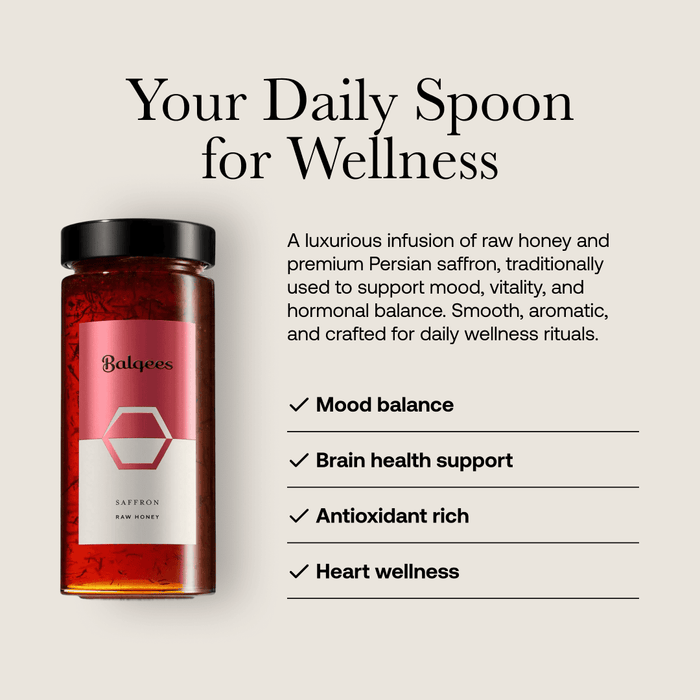 Balqees Raw Saffron Honey Fusion