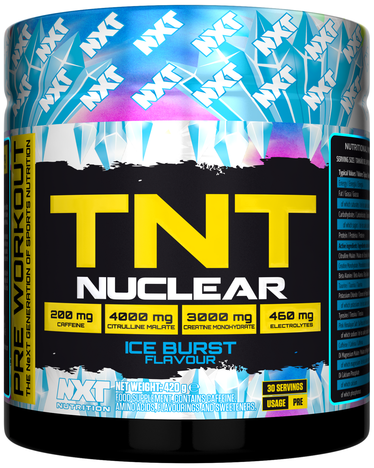 NXT Nutrition TNT Nuclear PRE-workout