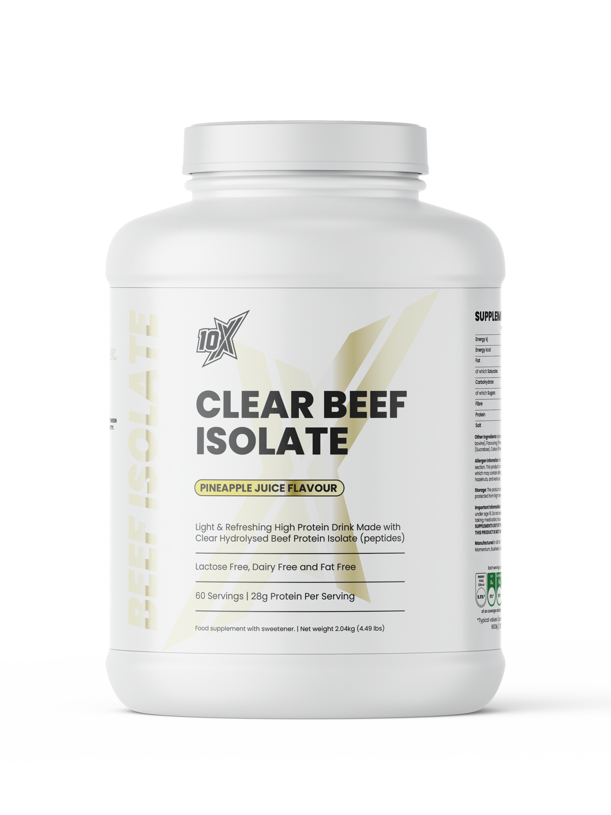 10X Athletic Clear Beef Isolate-2Kg