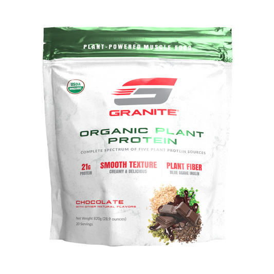 Granite Supplements Organic Plant Protein 20 servings Exp Nov 2025