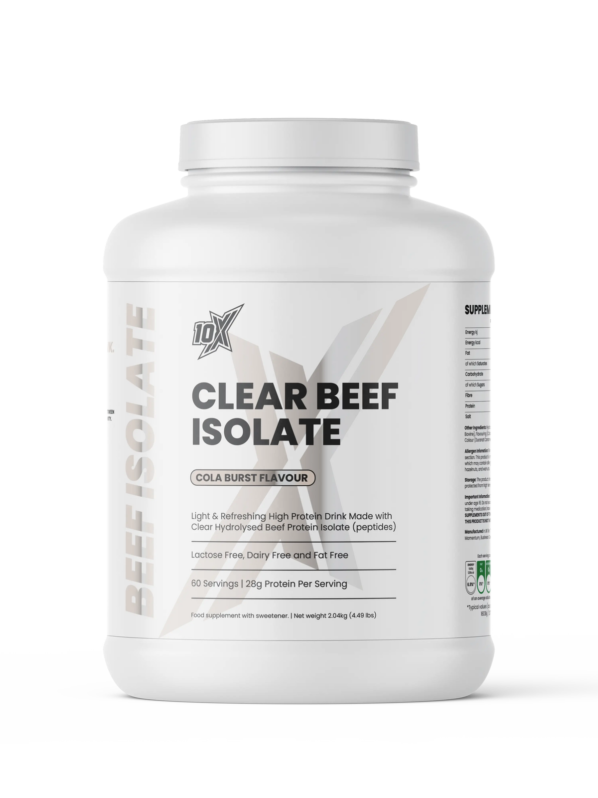 10X Athletic Clear Beef Isolate-2Kg