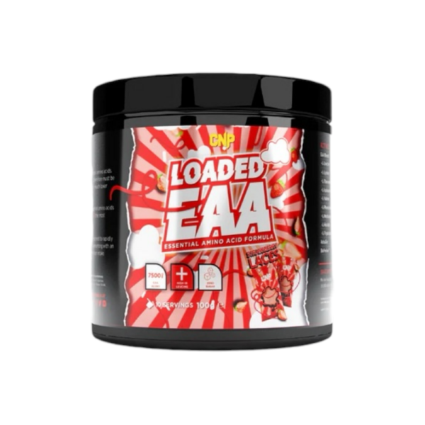CNP loaded EAA-strawberry laces