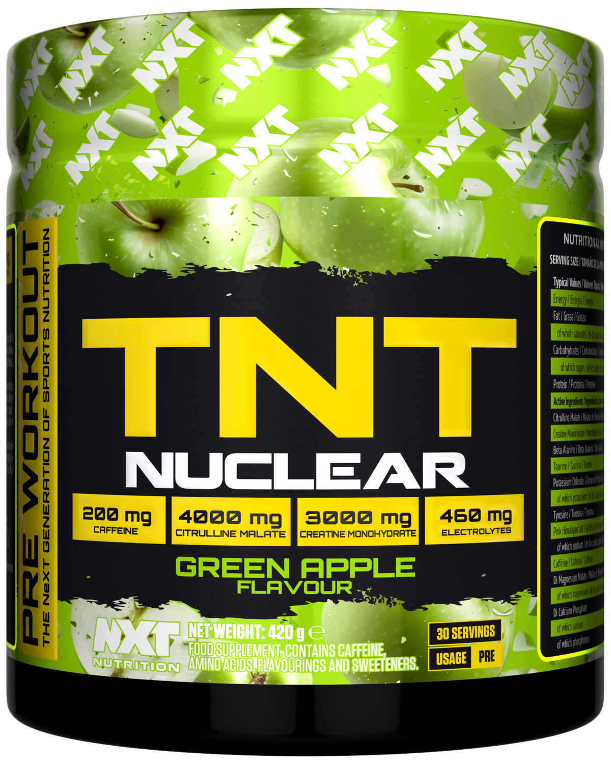 NXT Nutrition TNT Nuclear PRE-workout