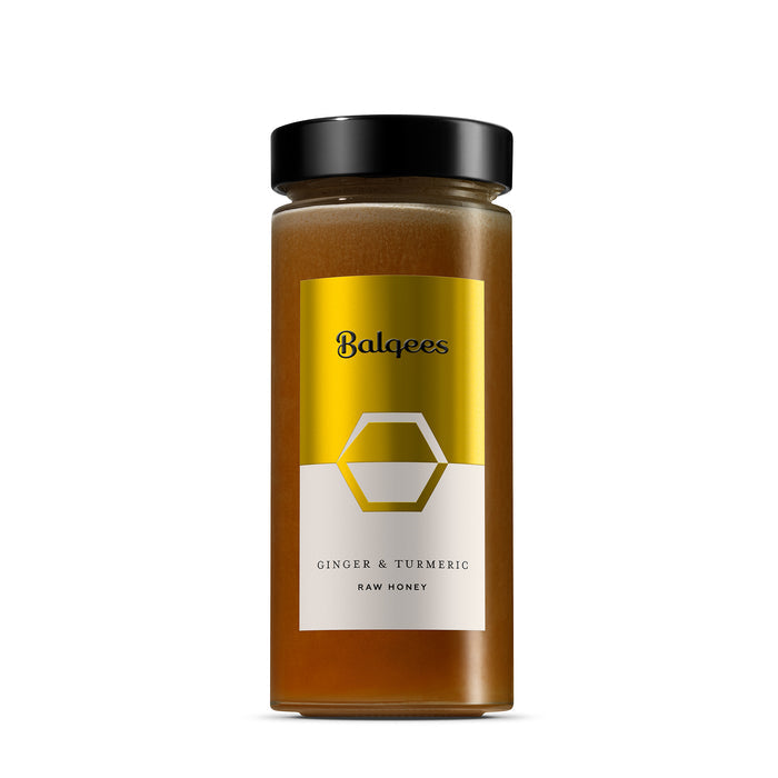Balqees Raw Honey, Ginger and Turmeric Fusion