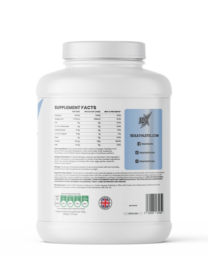 10X Athletic Clear Beef Isolate-2Kg