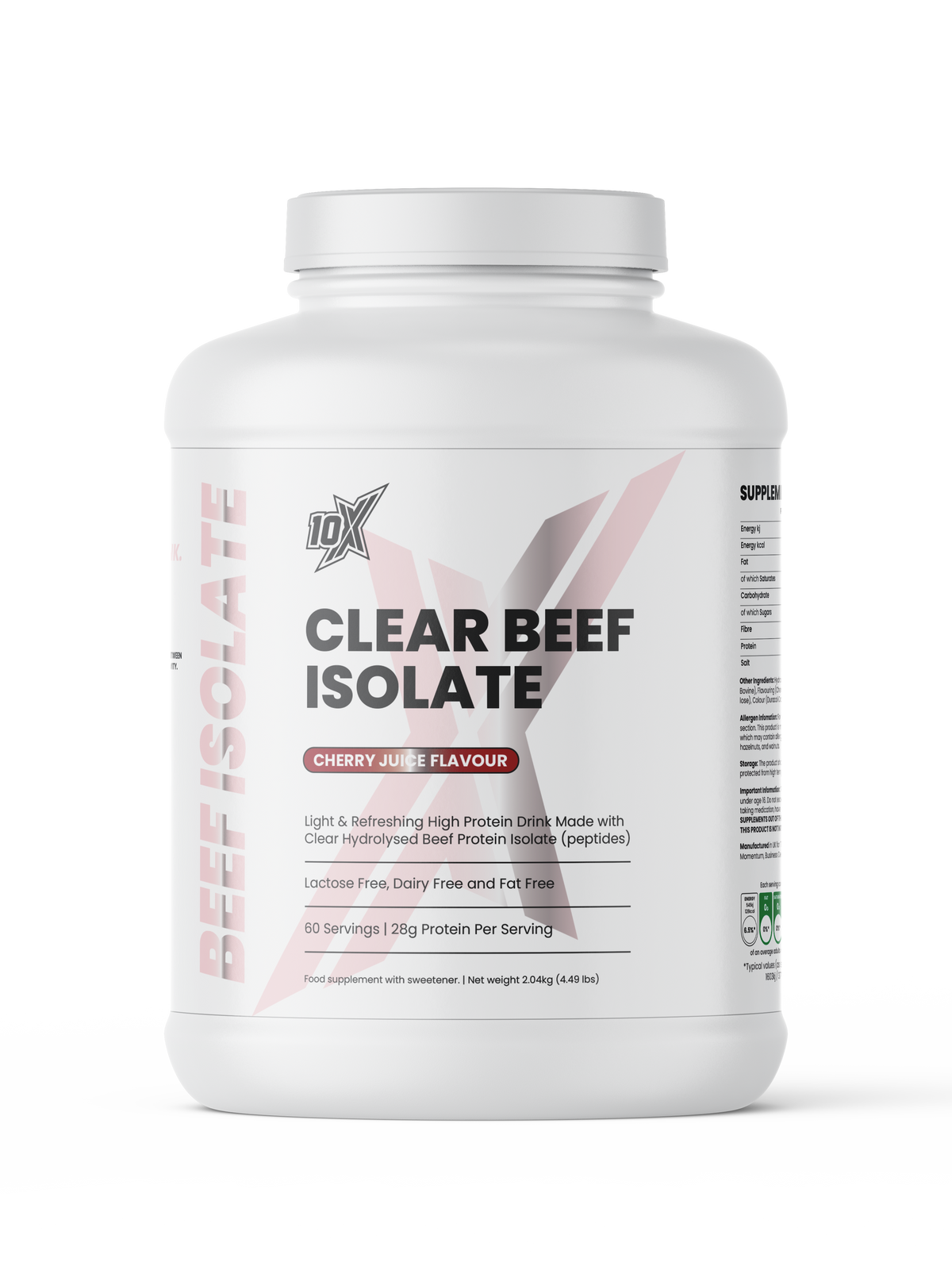 10X Athletic Clear Beef Isolate-2Kg