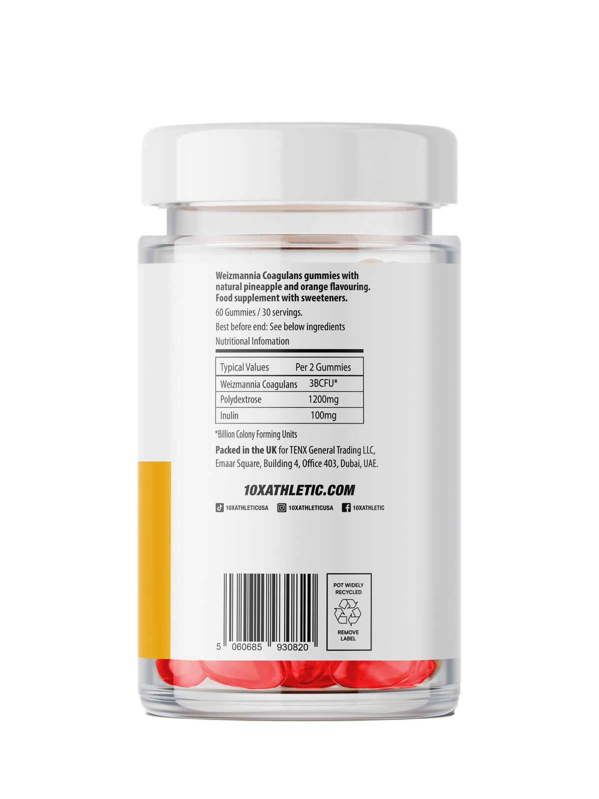 10X Athletic GUT GUMMIES