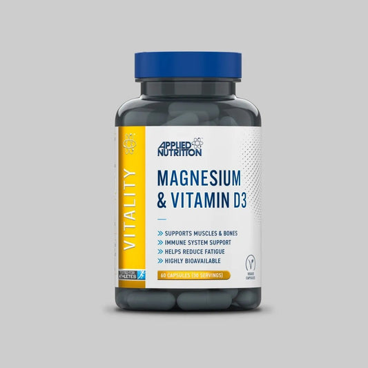 Applied Nutrition Magnesium & Vitamin D3 Capsules