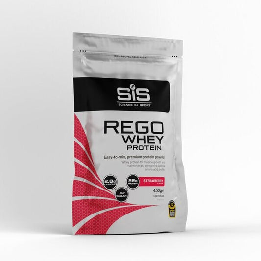 SiS REGO Whey Protein Powder | Strawberry | 450g