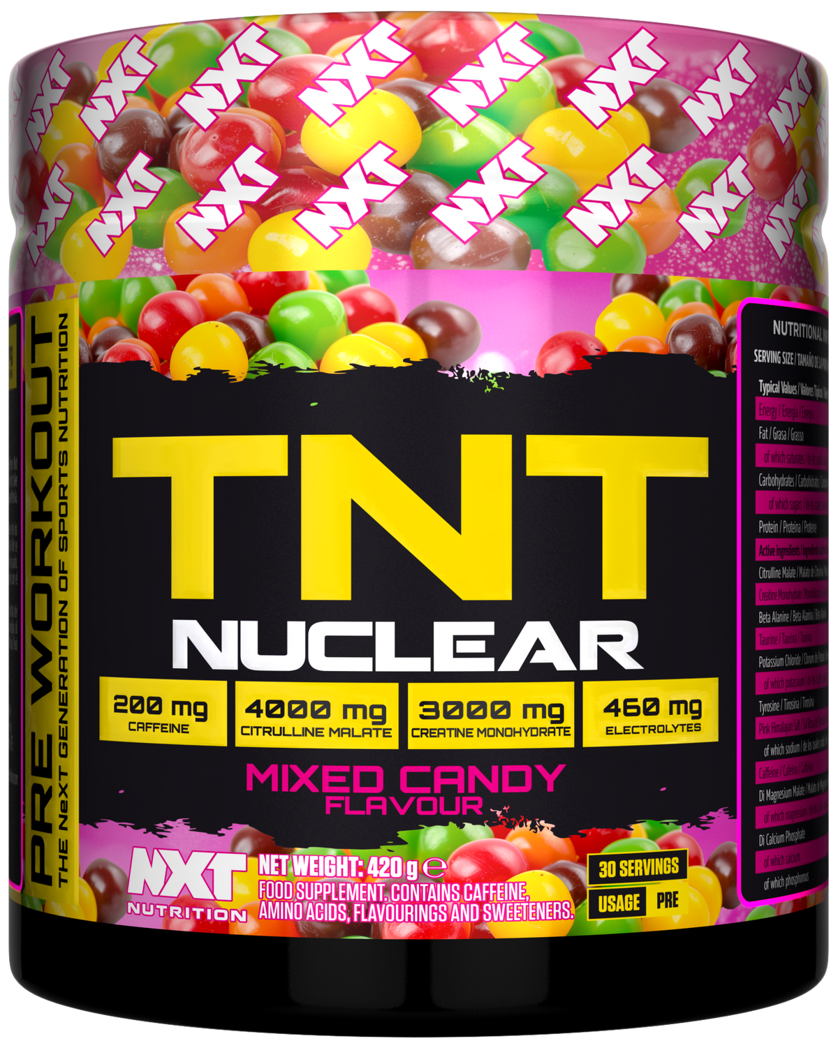 NXT Nutrition TNT Nuclear PRE-workout