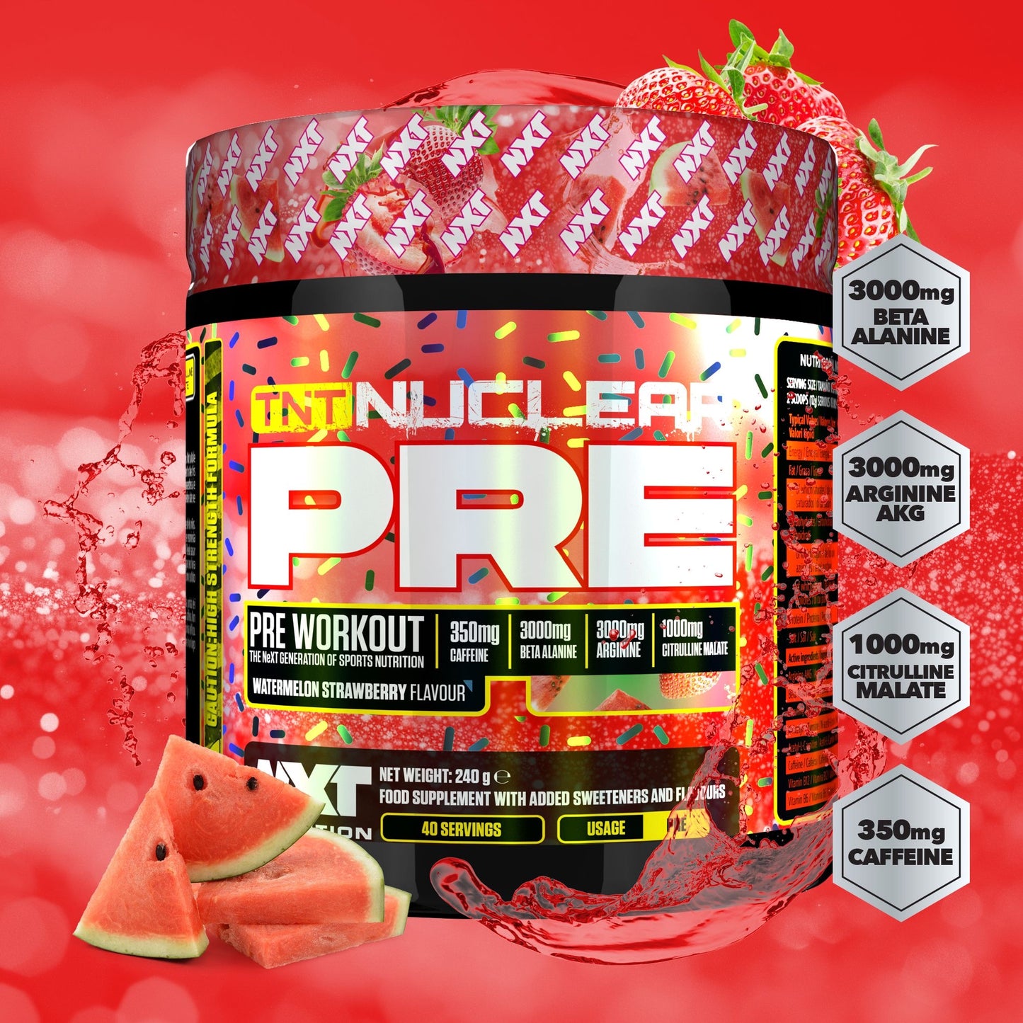 NXT Nutrition TNT Nuclear PRE-workout 40 servings