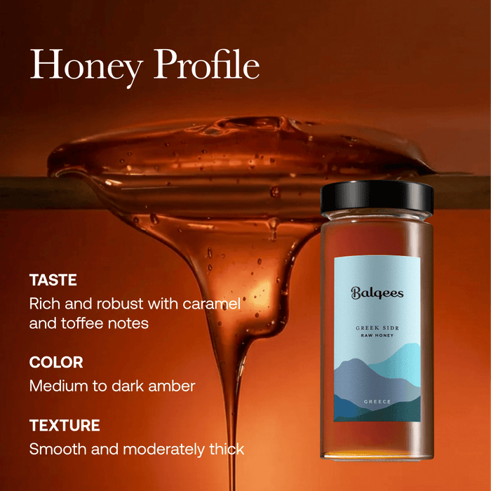 Balqees Raw Greek Sidr Honey