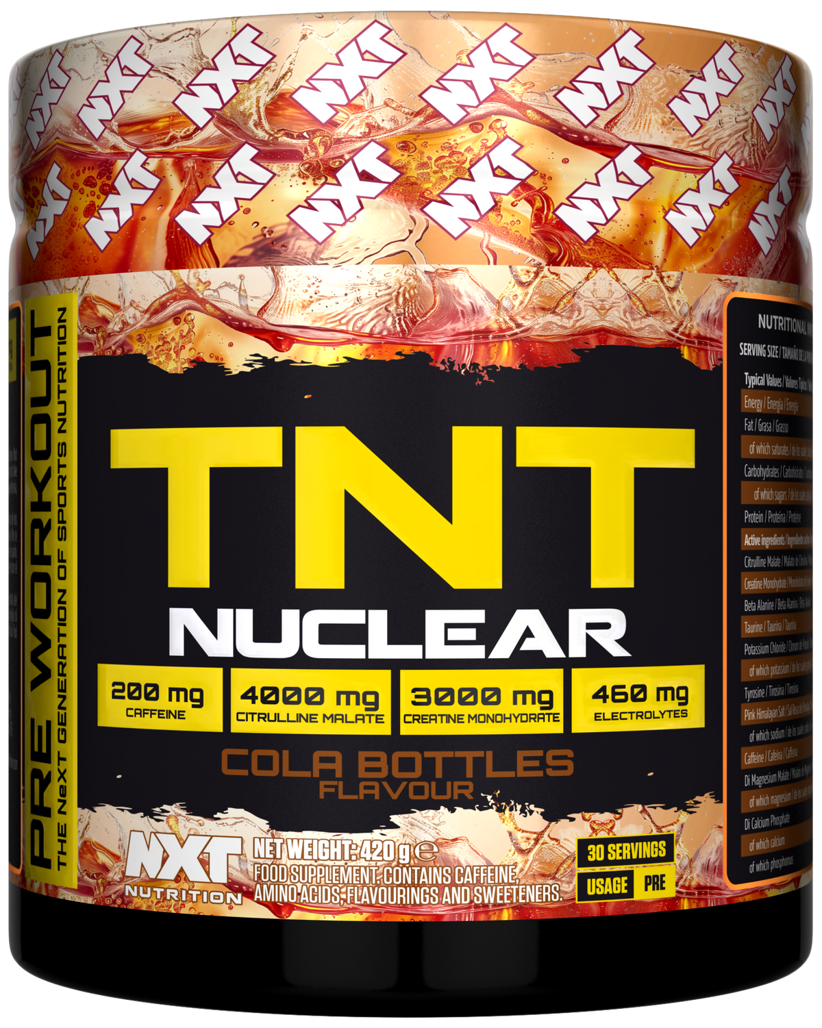NXT Nutrition TNT Nuclear PRE-workout