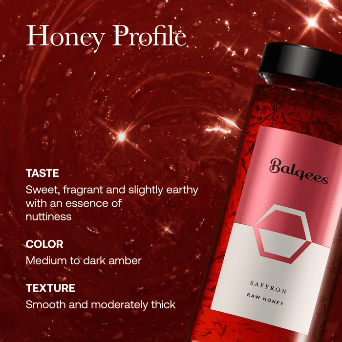Balqees Raw Saffron Honey Fusion