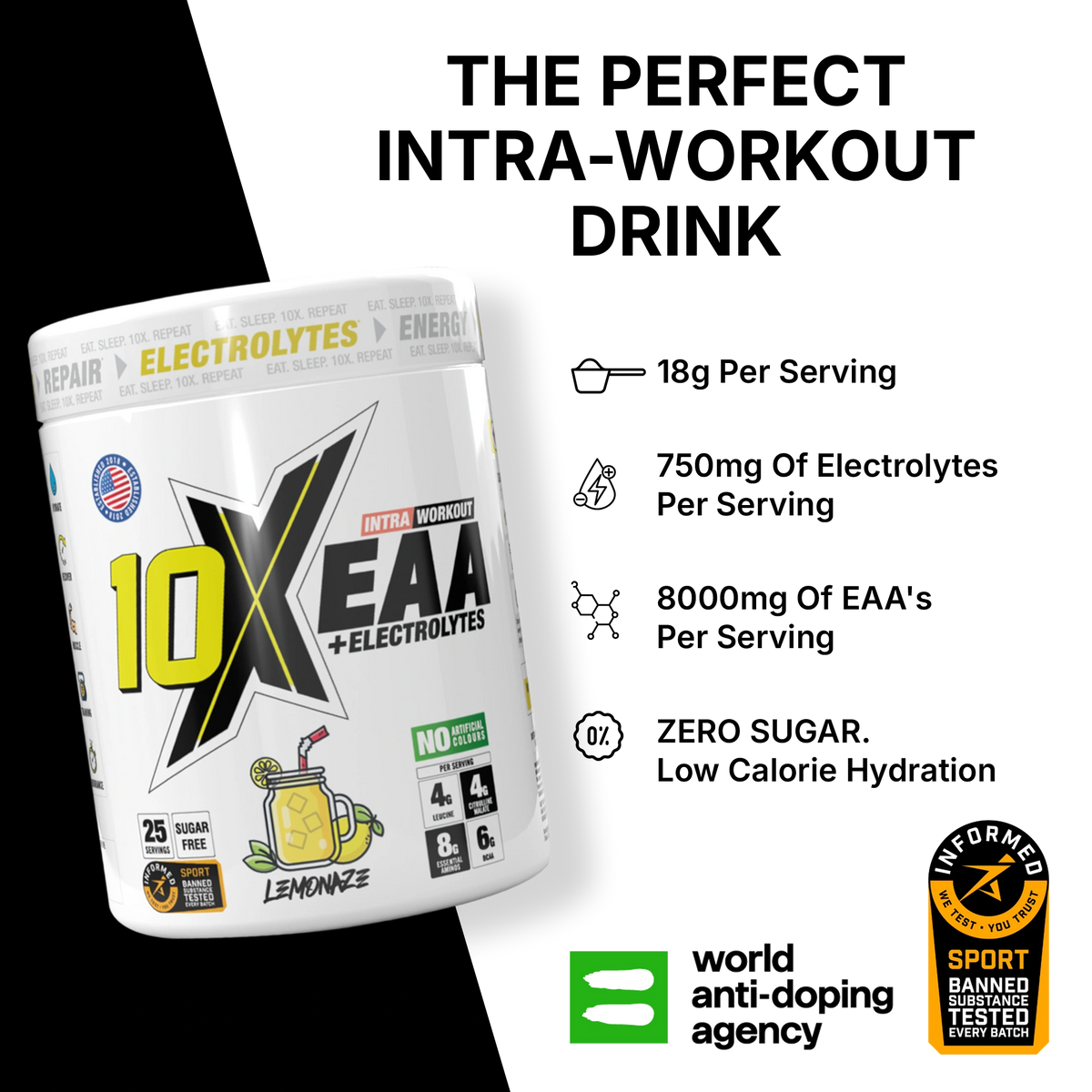 10X Athletic EAA x 450g