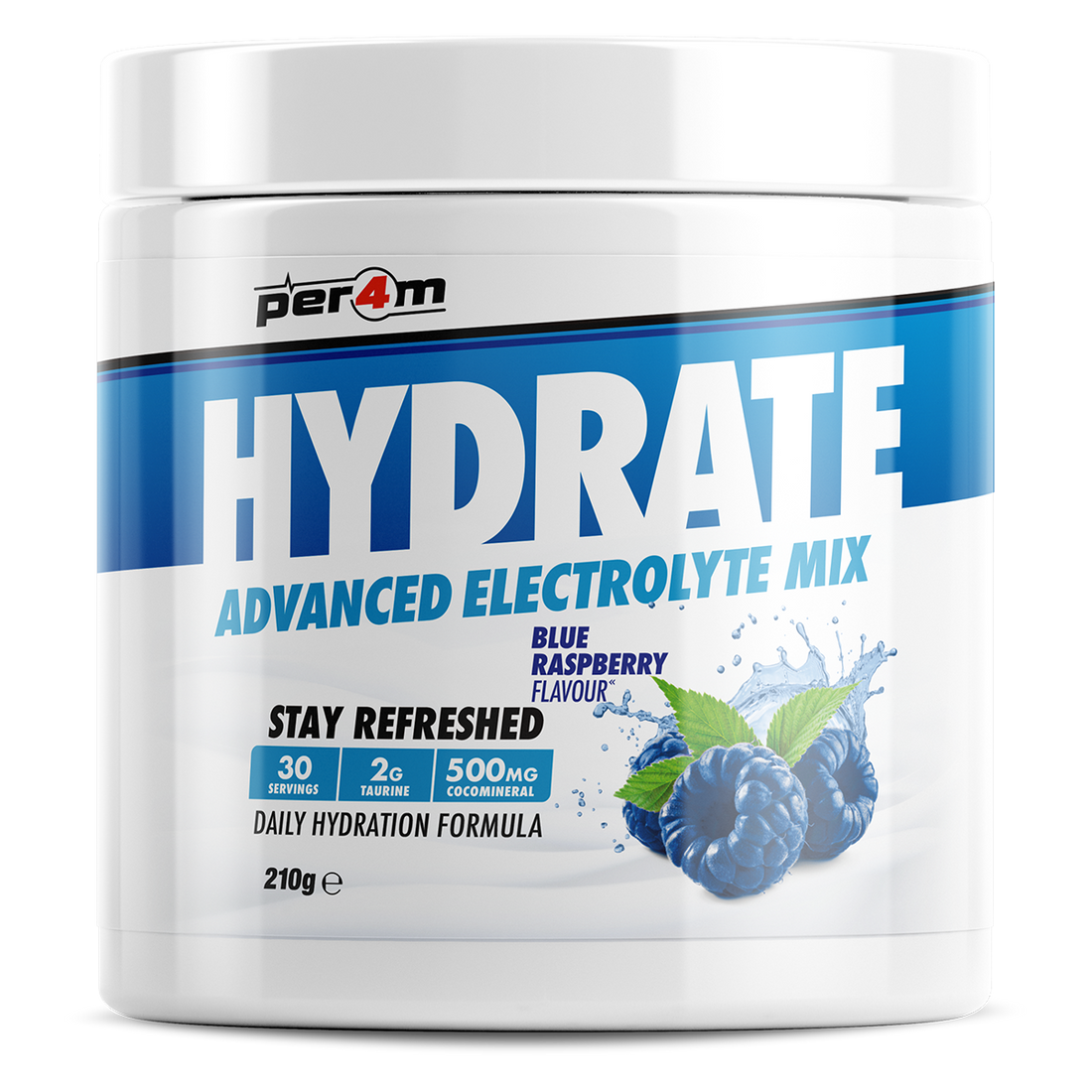 Per4m Hydrate - Advanced Electrolyte Mix - 30 Servings