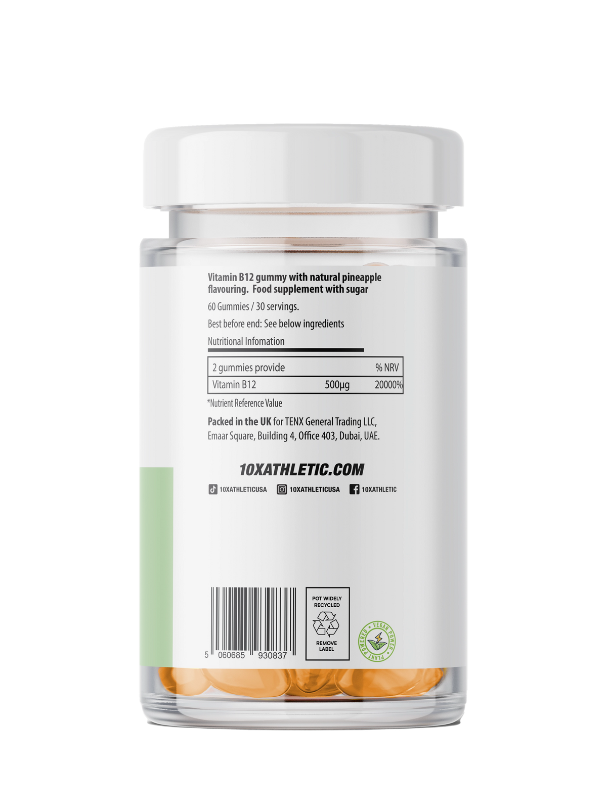 10X Athletic VITAMIN B12 GUMMIES