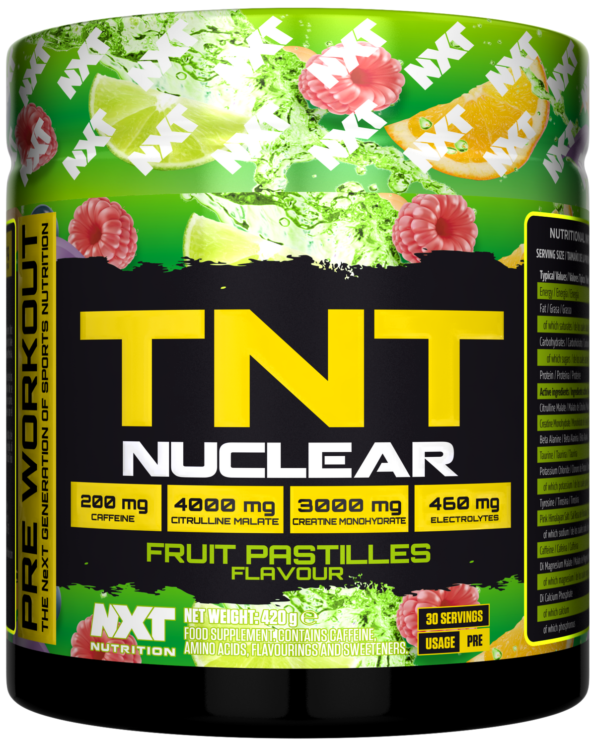 NXT Nutrition TNT Nuclear PRE-workout
