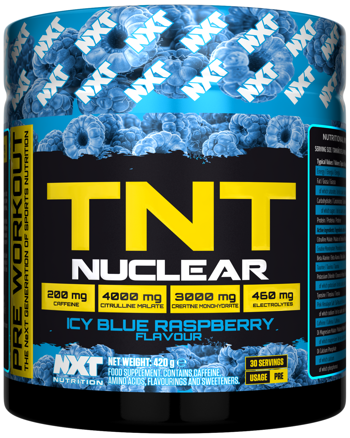 NXT Nutrition TNT Nuclear PRE-workout