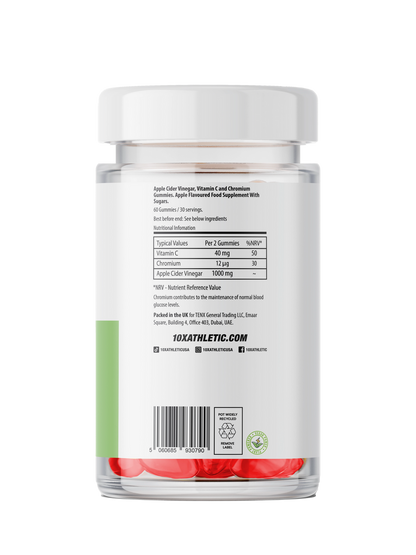10X Athletic APPLE CIDER VINEGAR GUMMIES