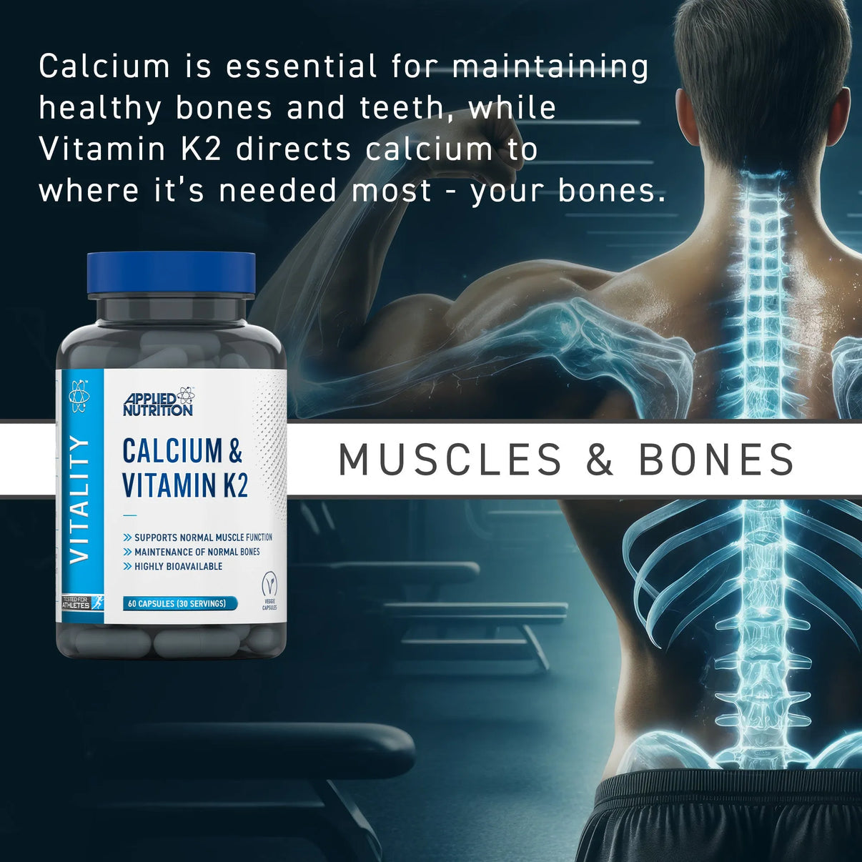 Applied Nutrition Calcium & Vitamin K2