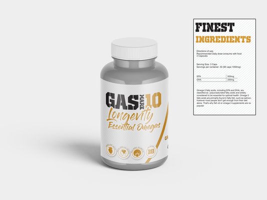 Gas Mark10 Longevity Essential Omegas
